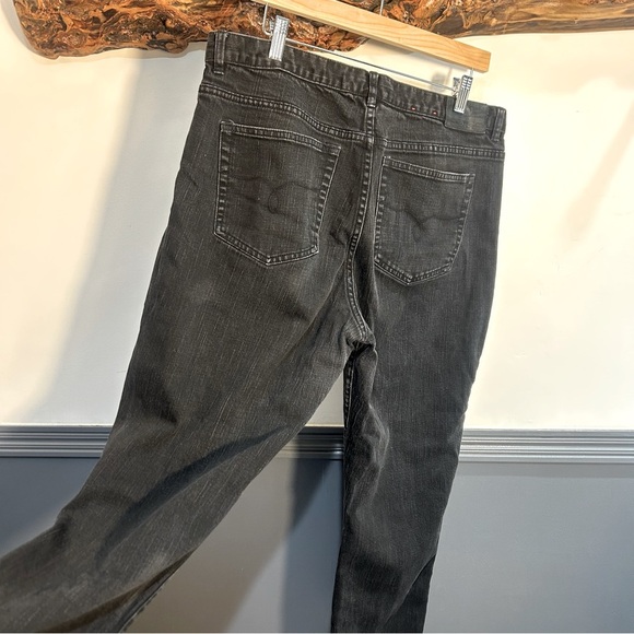 Dark/ Black Wash Ralph Lauren Straight Leg Jeans Size 16 - Picture 2 of 12